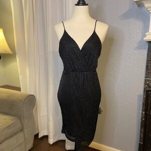 Gracie Sparkly Little Black Dress